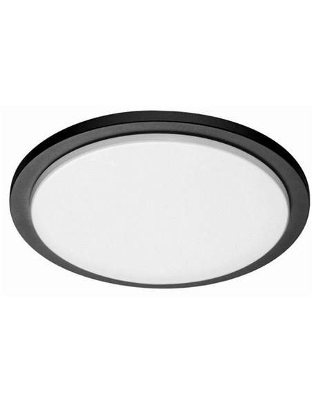 Gadir outdoor ceiling light - Beneito & Faure - Round aluminium lamp, LED 3000K/4000K, IP65, Measures: 30 cm