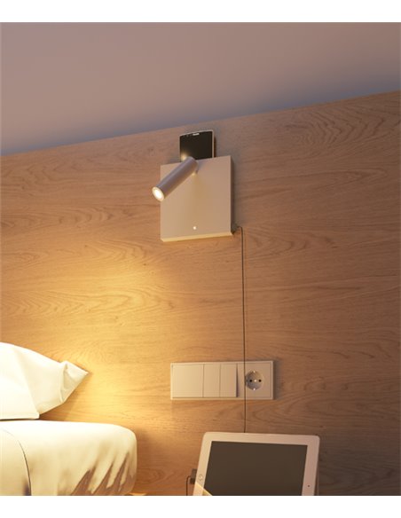 Sweet wall lamp - Beneito & Faure - LED lamp with 3 intensities, including charger and USB