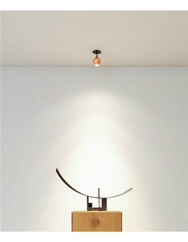 Bora recessed ceiling spotlight - Beneito & Faure - LED lamp 2700K/3000K, Available in several finishes, Dimensions: Ø 5 cm / 7 