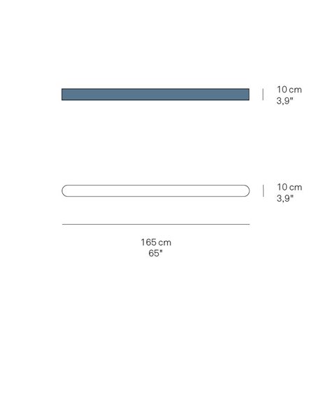 Aplique de pared de madera natural en 11 colores regulable Led control remoto - I Club Slim - LZF