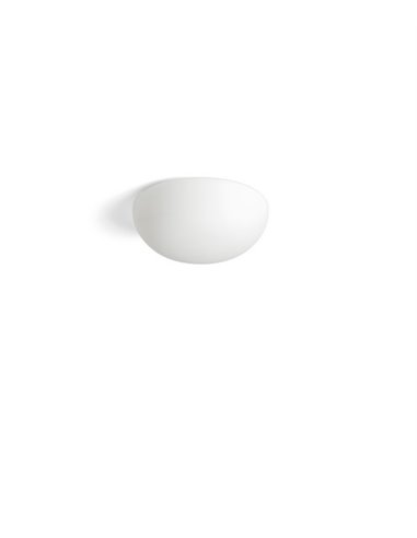 Circa ceiling light - Massmi - Round frosted opal glass lamp, Three sizes: 20/25/30 cm