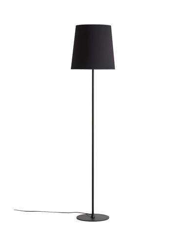 Petit floor lamp - Massmi - Conical lampshade in translucent cotton, Height: 176 cm