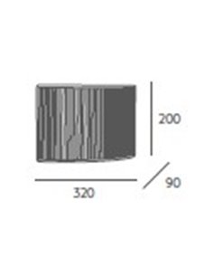 Simplicity wall light - Massmi - Decorative wall light, Cotton lampshade, 1xE27 2