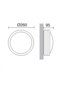 IP54 circular steel outdoor... 2