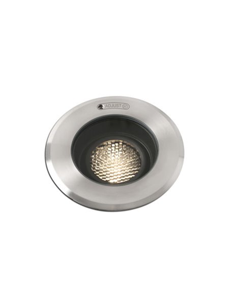 Lámpara LED de techo empotrable orientable gris – Geiser – Faro
