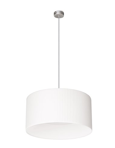 In Translucent pendant light - Massmi - Pleated lampshade, Diameter: 50/70 cm