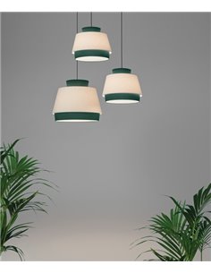 Aspen pendant light - ACB - Decorative linen lamp