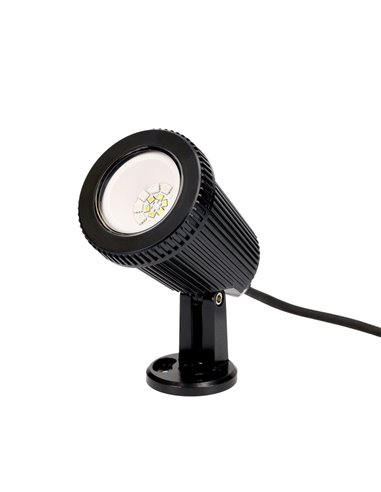 Neo Smart outdoor spotlight - FORLIGHT - Black outdoor lamp, Smart dimmable RGB LED RGB Light