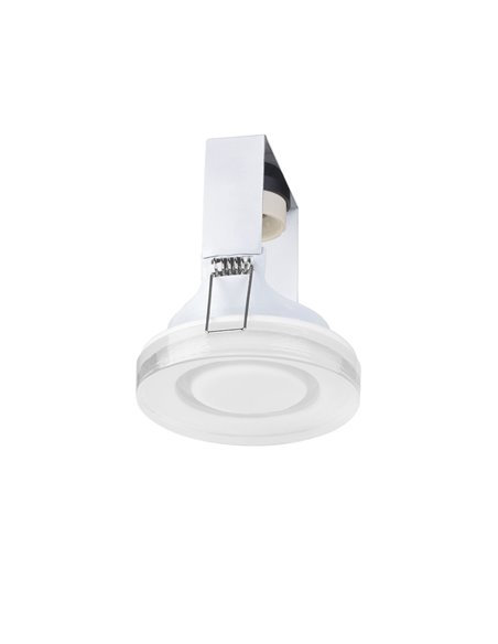 Lab recessed downlight - FORLIGHT - White lamp, GU10, Suitable for outdoor use (IP65), Diameter: 9 cm