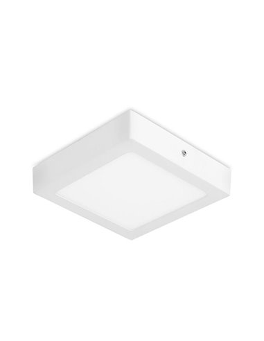 Easy Surface ceiling light - FORLIGHT - White square lamp, LED 3000K or 4000K, Available in 3 sizes
