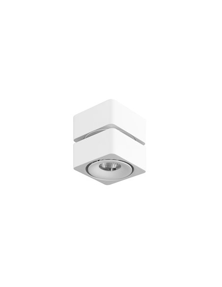 Fox ceiling spotlight - FORLIGHT - Adjustable LED spotlight 3000K, White finish