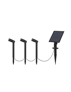 Lis solar outdoor beacon lamp - FORLIGHT - Black light, LED 3000K IP44 2