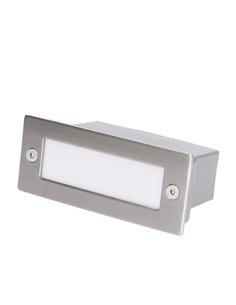 Stair recessed wall light - FORLIGHT - AISI 304 stainless steel outdoor light, LED 3000K 2