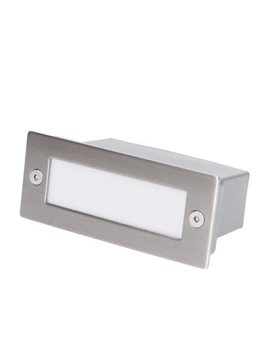 Stair recessed wall light - FORLIGHT - AISI 304 stainless steel outdoor light, LED 3000K
