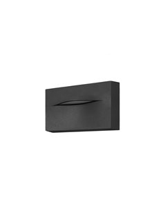 Hide outdoor wall light - FORLIGHT - Modern wall light with anthracite finish, PRO LED 4000K 8,2W, Suitable for saline environme