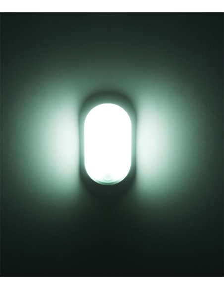 Moo outdoor wall light - FORLIGHT - White wall light, dimmable LED 3000K/4000K/6000K, Height: 21 cm