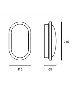 New Flash outdoor wall light - FORLIGHT - Modern lamp in 2 colours, LED 1500 lm 3000K 2