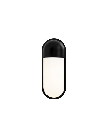 Vit outdoor wall light - FORLIGHT - Wall light with two selectable frames, Height: 24 cm