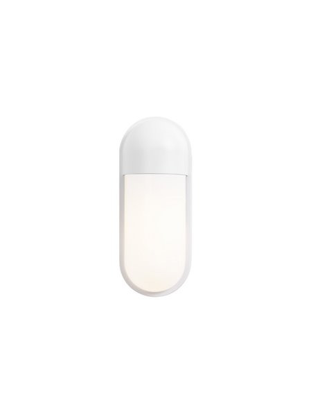 Vit outdoor wall light - FORLIGHT - Wall light with two selectable frames, Height: 24 cm