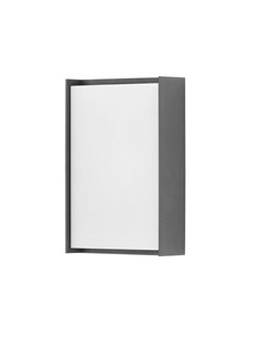 Block outdoor wall light - FORLIGHT - Anthracite finish aluminium wall light, 4000K 9,7W LED IP65 2