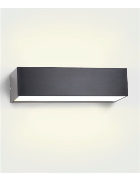 Ara outdoor wall light - FORLIGHT - Modern wall lamp in grey or white, LED 3000K 820 lm, Suitable for saline environments