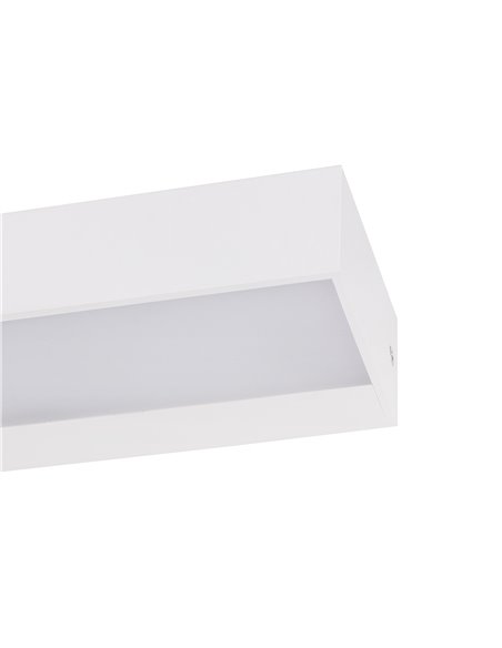 Ara outdoor wall light - FORLIGHT - Modern wall lamp in grey or white, LED 3000K 820 lm, Suitable for saline environments