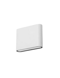 Slim outdoor wall light - FORLIGHT - Aluminium wall lamp in white or anthracite, LED 3000K 320 lm 2