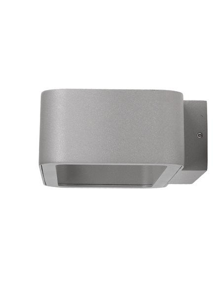 Wilow outdoor wall light - FORLIGHT - Modern lamp in grey or black, LED 3000K 600 lm