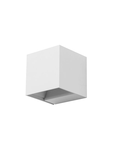 Rex outdoor wall light - FORLIGHT - Square lamp in white or anthracite, LED 3000K/4000K IP54, Dimensions: 8 cm