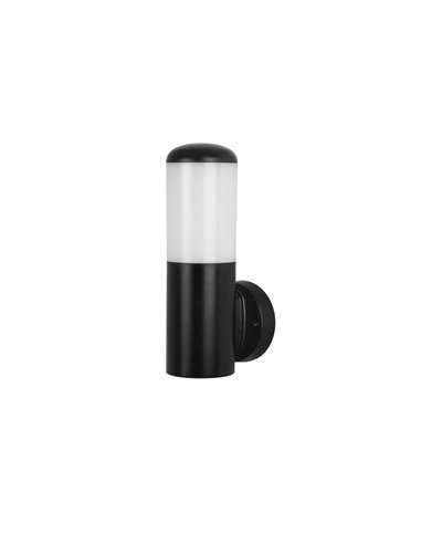 Indoo outdoor wall light - FORLIGHT - Black lamp, E27 IP44, Suitable for saline environments