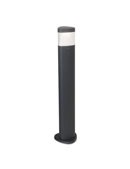 Arrow outdoor bollard - FORLIGHT - Black aluminium lamp, LED 3000K 6,6W IP65, Height: 50 cm