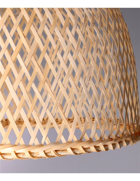 Riba pendant light - FORLIGHT - Wooden lamp, Adjustable height, Diameter: 35 cm