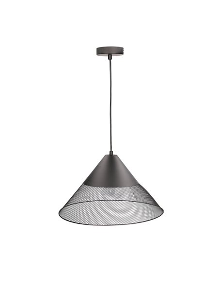 Maya pendant light - FORLIGHT - Black ceiling light, height adjustable, E27