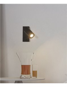 Era wall light - FORLIGHT - Black or white reading light, LED 8W IP20