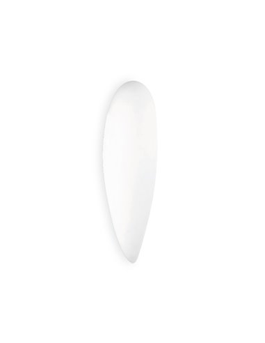 Glass wall light - FORLIGHT - White glass lamp, Available in 2 sizes