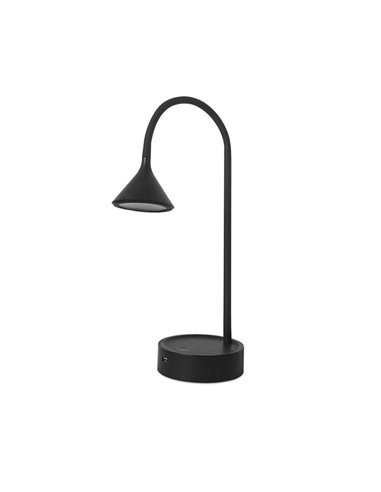 Ding desk light - FORLIGHT - Touch lamp with USB, Mobile charger, Adjustable shade