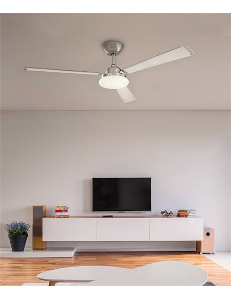 Calima ceiling fan with light - FORLIGHT - DC motor, Smart Fan, LED dimmable, 5/6 speeds