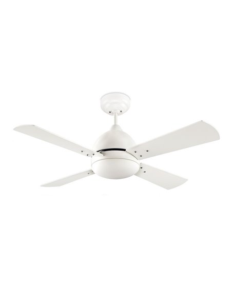 Borneo ceiling fan with light - FORLIGHT - 3 Speeds, Available in 4 colours, Reversed function