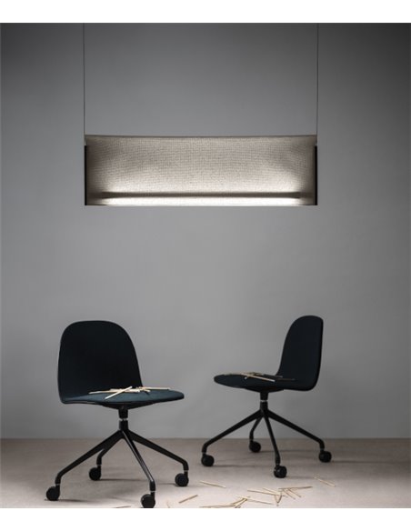 Nebra ceiling pendant light - a-emotional light - Decorative LED 2173 lm 2700K light, Available in taupe and beige