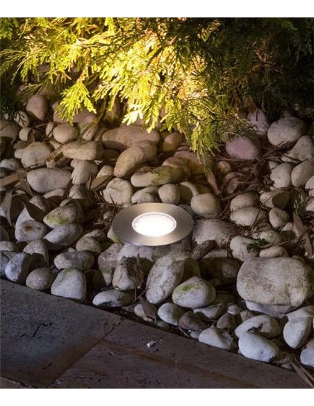 Lámpara LED empotrable inoxidable de suelo 13W – Grund – Faro