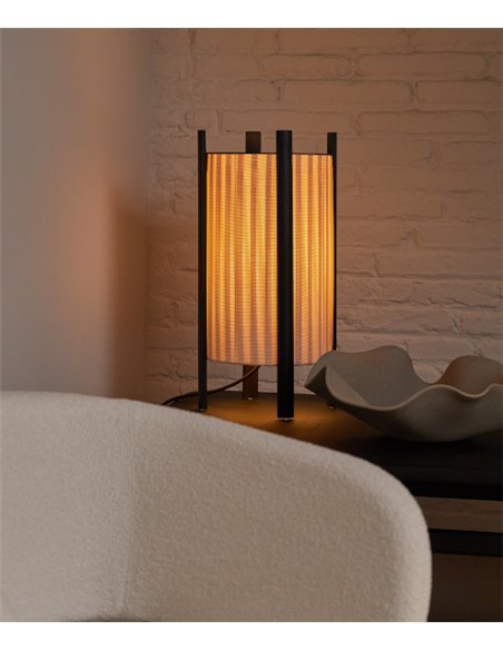 Rol floor lamp - Milano - Outdoor lamp IP54, Varnished iroko wood, 3 sizes