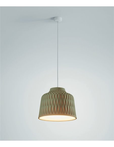 Soft pendant light - Bover - Decorative silicone light, Available in 3 different finishes, Diameter: 30 cm