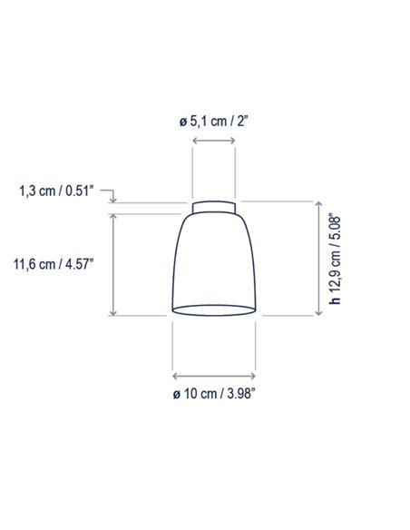 Nut ceiling light - Bover - Outdoor light IP54, Dimmable LED Triac