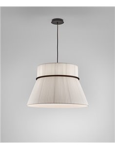 Folie pendant light - Bover - Translucent ribbon shade, Diameter: 60 cm