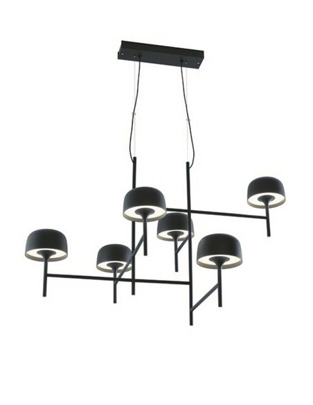 Bol pendant light - Bover - Decorative with 6 lights, LED Dimmable TRIAC
