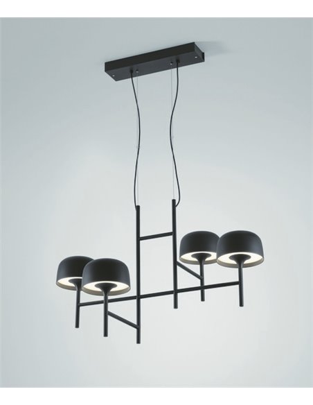Bol pendant light - Bover - Decorative with 4 lights, LED Dimmable TRIAC