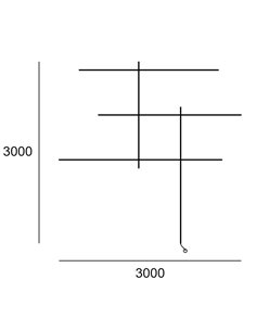 Tubs Modular Reticle wall light - LedsC4 - Surface mounted/recessed light, Dimmable Dali, LED 3000K 12027 lm 2
