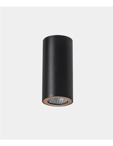 Pipe ceiling spotlight - LedsC4 - Cylindrical light in 3 colours, 1xGU10