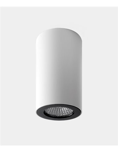 Pipe ceiling spotlight - LedsC4 - Cylindrical light in 3 colours, 1xGU10