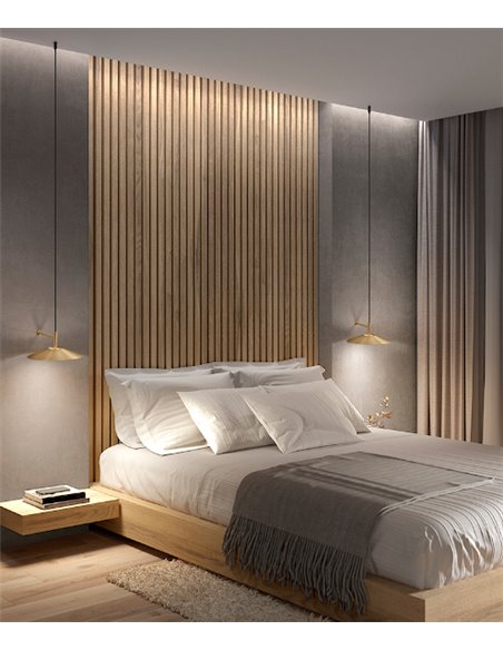 H ceiling and wall light - LedsC4 - Minimalist light in 2 finishes, Double installation, LED 2700K 570 lm